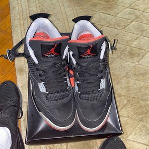 Authentic Air Jordan 4 Retro OG ‘Bred’ 2019